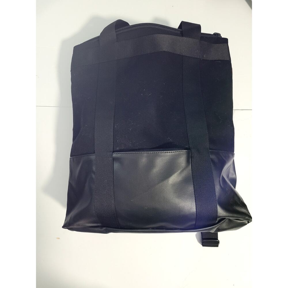 Reisenthel Daypack Backpack Tote Black 18L Waterproof Coated Canvas 15"x17"